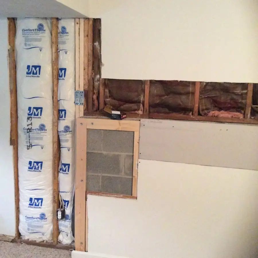 Wall insulation replacement during Structural Drying in Pasadena